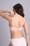 Zivame Essentials Double Layered Non Wired Full Coverage T-Shirt Bra - Peach Pearl — thumbnail 3